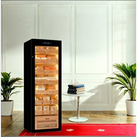Humidor Trabucuri Electric Yohtron Premium Black Yc-448