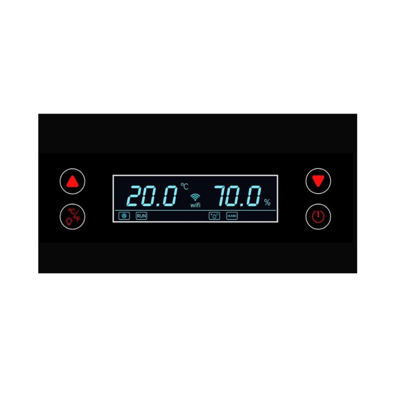Humidor Trabucuri Electric Yohtron Premium Black Yc-448