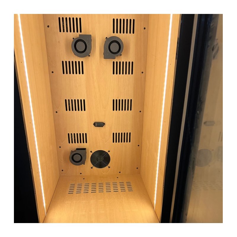 Humidor Trabucuri Electric Yohtron Premium Black Yc-448