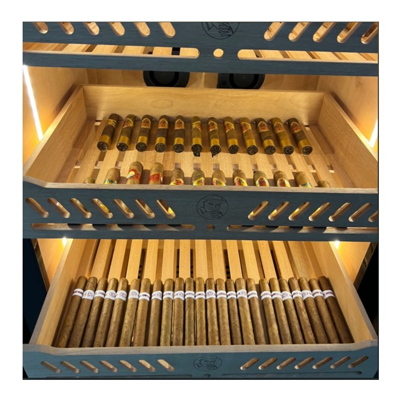 Humidor Trabucuri Electric Yohtron Premium Black Yc-448