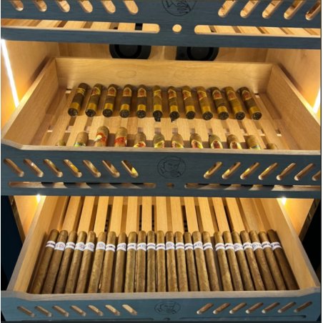 Humidor Trabucuri Electric Yohtron Premium Black Yc-448