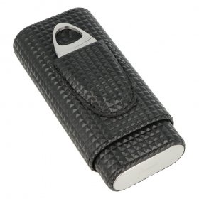 Etui 2 trabucuri Winjet Black cu cutit Melatic