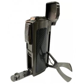 Bricheta trabucuri Honest 4 Flames Table Torch Black