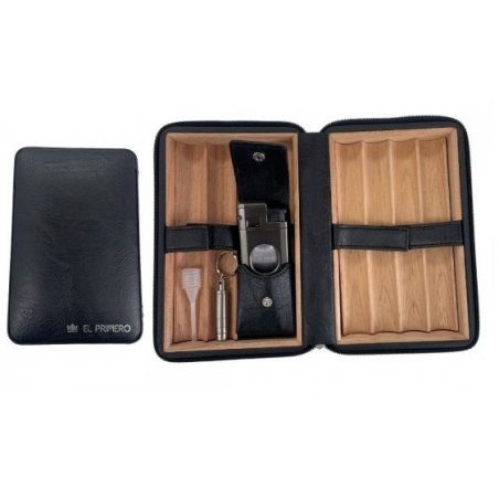 Humidor trabucuri Calatorie El Primero Negru reduceri