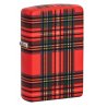 Bricheta Zippo 49352 Red Plaid Design