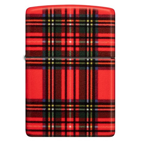 Bricheta Zippo 49352 Red Plaid Design cel mai bun pret