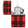 Bricheta Zippo 49352 Red Plaid Design cel mai bun pret