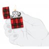 Bricheta Zippo 49352 Red Plaid Design cel mai bun pret