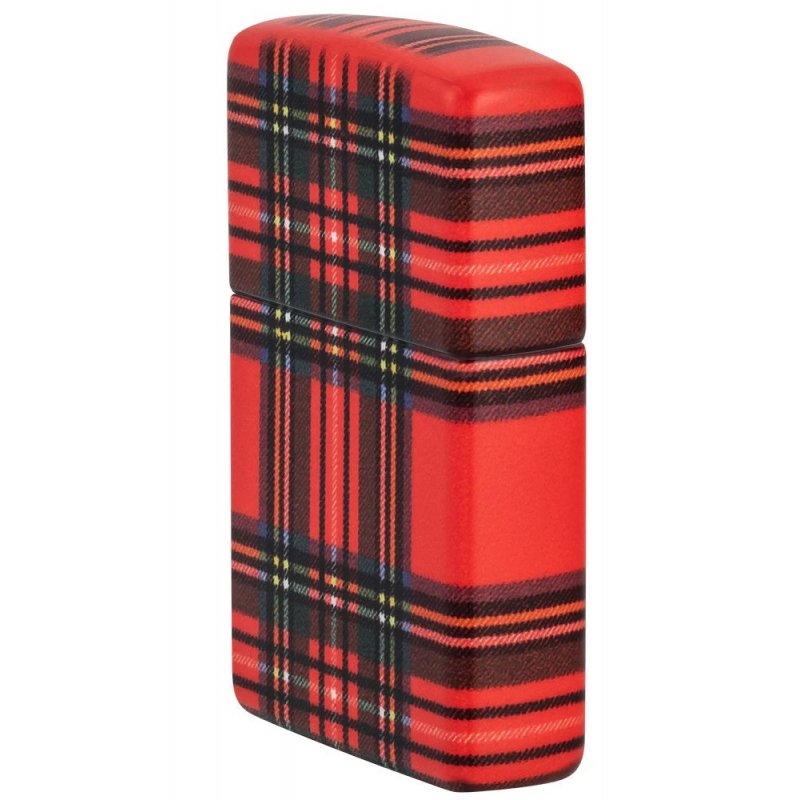 Bricheta Zippo 49352 Red Plaid Design cel mai bun pret