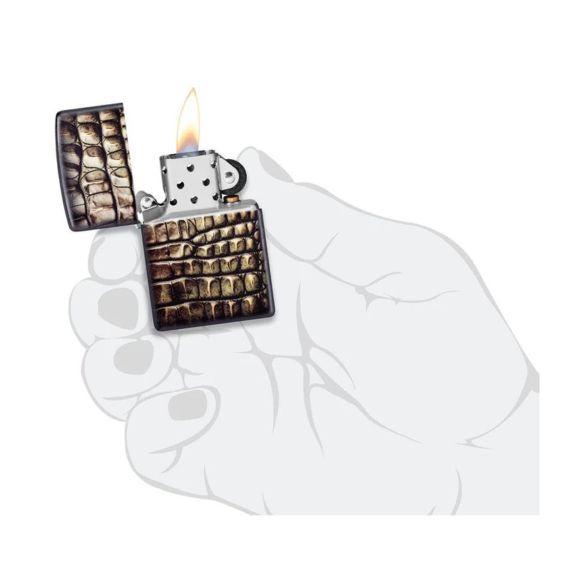 Bricheta Zippo Crocodile Pattern 46356 reduceri brichete