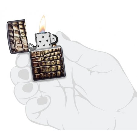 Bricheta Zippo Crocodile Pattern 46356 reduceri brichete