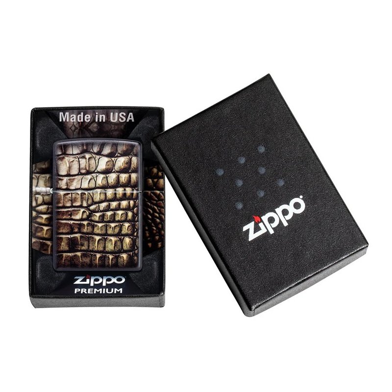 Bricheta Zippo Crocodile Pattern 46356 reduceri brichete