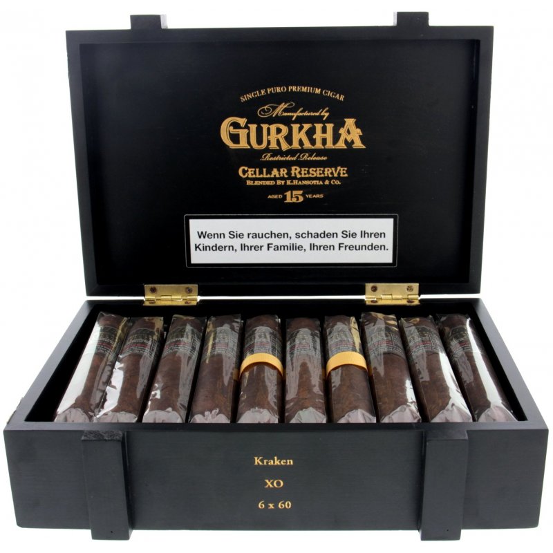 Trabucuri Gurkha 15 Year Reserve Kraken XO Maduro 20