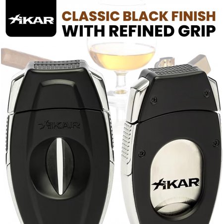 Cutit trabucuri Xikar Flip Dual Black la cel mai bun pret