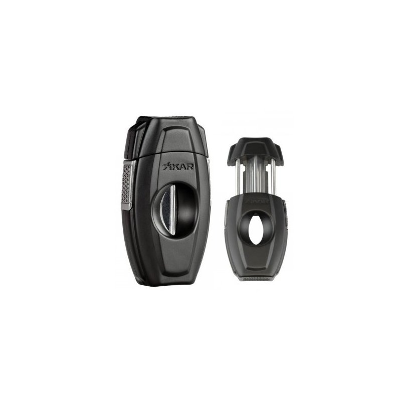 Cutit trabucuri Xikar Flip Dual Black