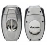 Cutit trabucuri Xikar Flip Dual Brushed Chrome XI00160BC