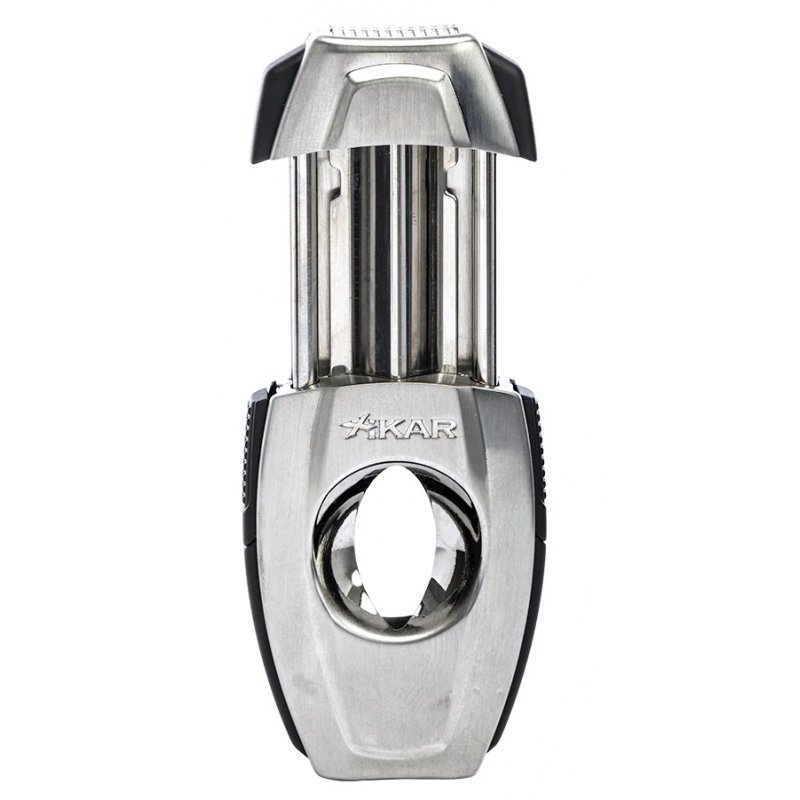 Cutit trabucuri Xikar Flip Dual Brushed Chrome XI00160BC