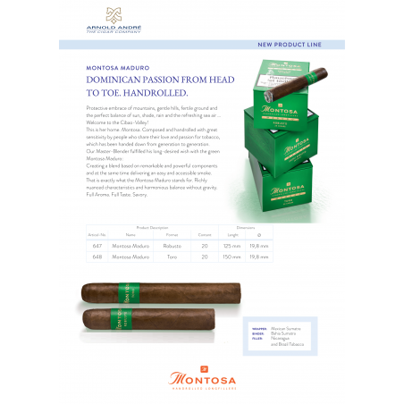 Trabucuri Montosa Maduro Toro (20) cel mai bun pret