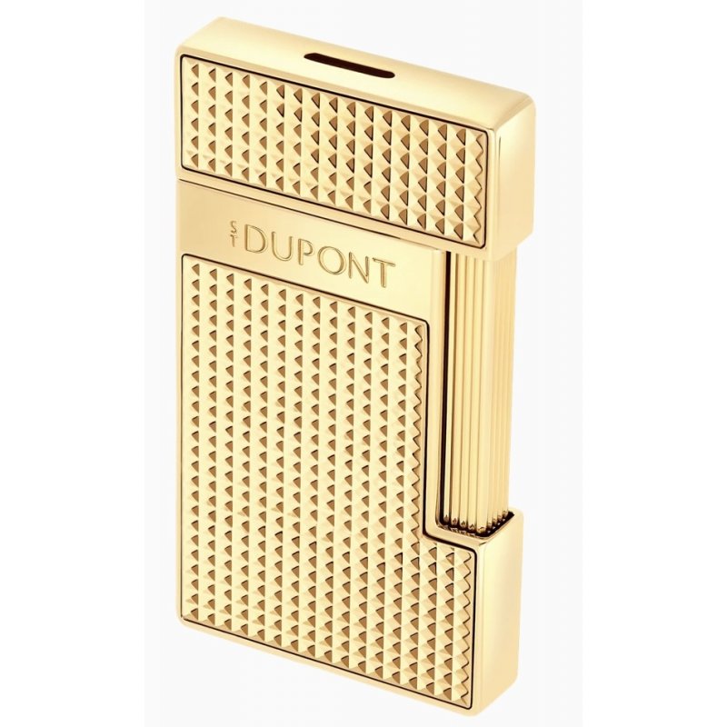 Bricheta S.T. Dupont Slimmy Diamond Head Gold D28119