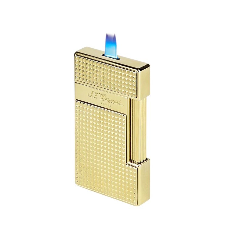 Bricheta S.T. Dupont Slimmy Diamond Head Gold D28119