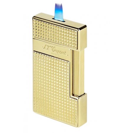 Bricheta S.T. Dupont Slimmy Diamond Head Gold D28119