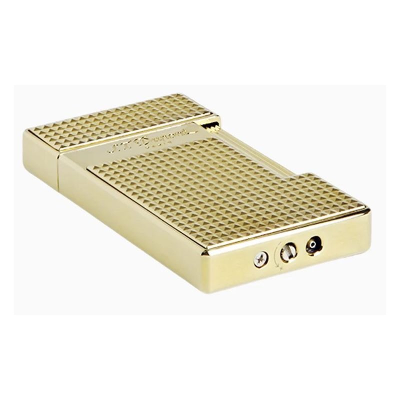 Bricheta S.T. Dupont Slimmy Diamond Head Gold D28119