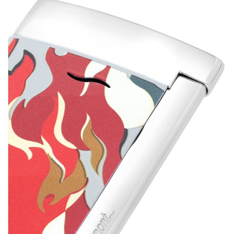 Bricheta S.T. Dupont Slim 7 Camo Red Chrome (027751)