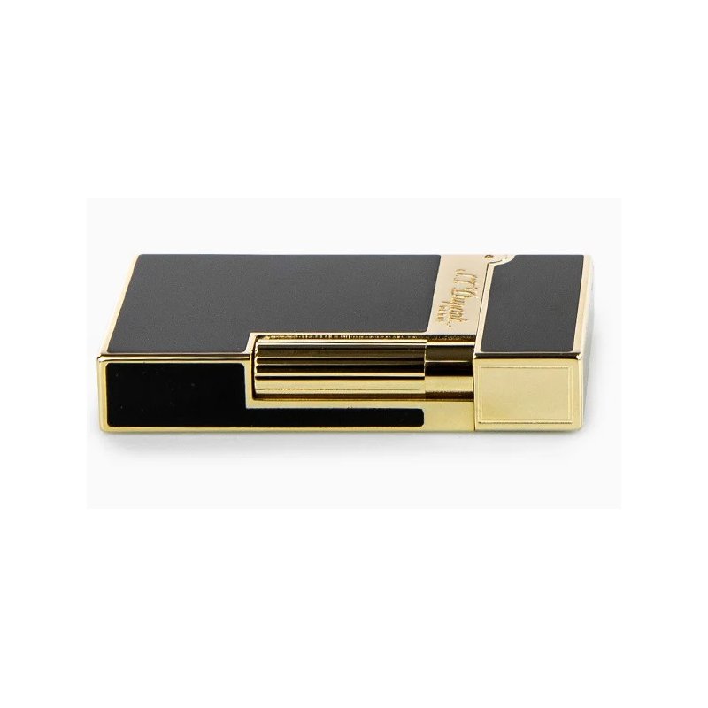 Bricheta S.T. Dupont Ligne 2 Black Lacquer and Gold 016884