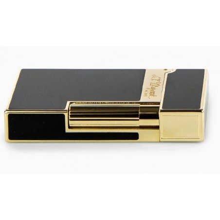 Bricheta S.T. Dupont Ligne 2 Black Lacquer and Gold 016884