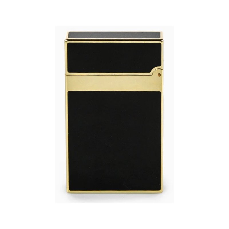 Bricheta S.T. Dupont Ligne 2 Black Lacquer and Gold 016884