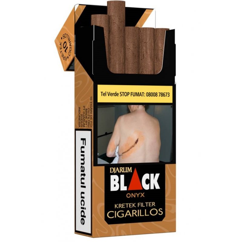 Tigari de foi Djarum Black Onyx Filter Cigarillos (10)