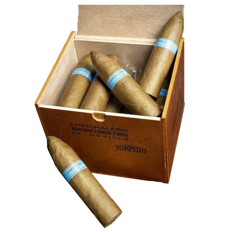 Trabucuri Chinchalero Connecticut Novillo Torpedo (20)