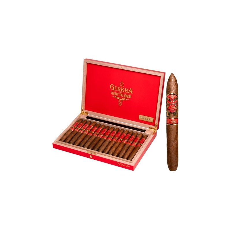 Trabucuri Gurkha Year of the Dragon Figurado 15