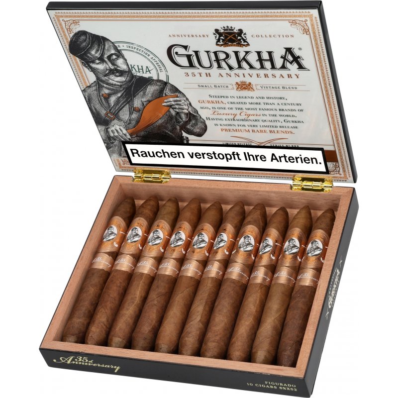 Trabucuri Gurkha 35th Anniversary Figurado 10