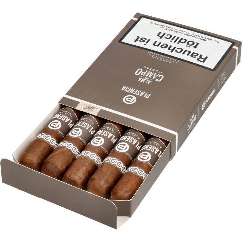 Trabucuri Plasencia Alma del Campo Sendero Toro Gordo 5 Pack