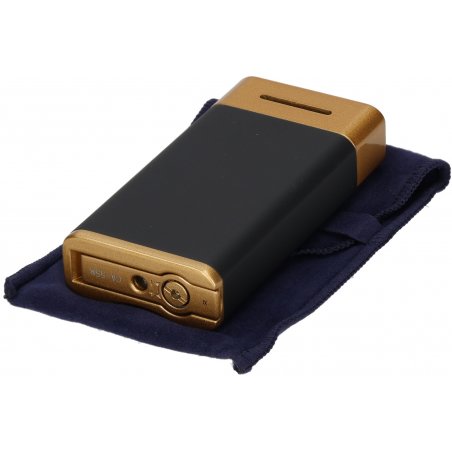 Bricheta Caseti Wide Flat Flame Black Matte Golden 281296