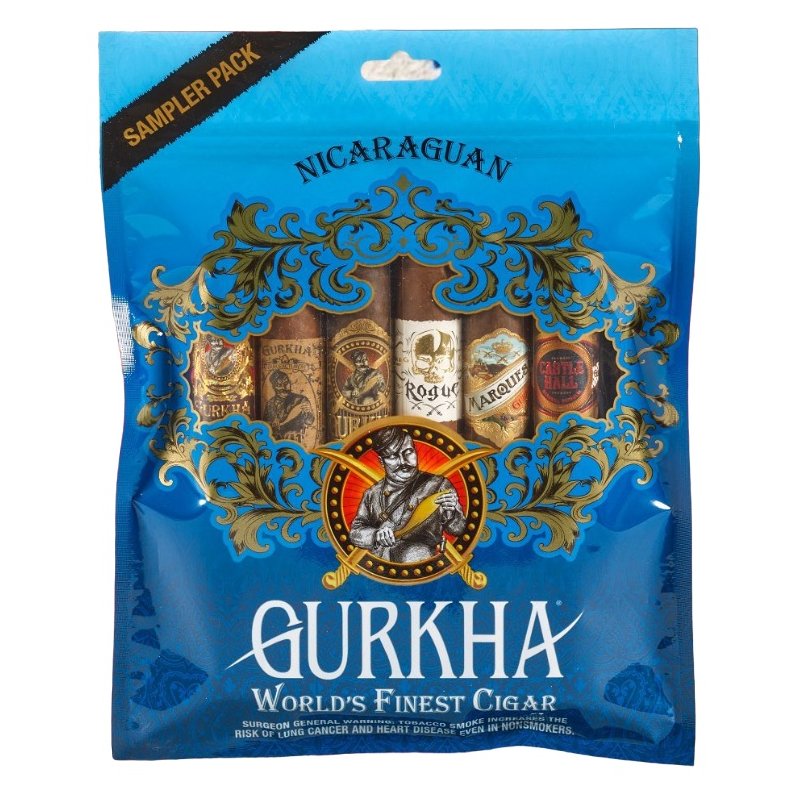 Trabucuri Gurkha Sampler Blue Nicaragua Toro 6