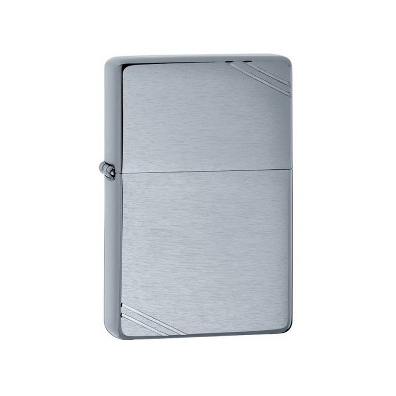 Bricheta Zippo 230 Vintage Brushed Chrome Slashes