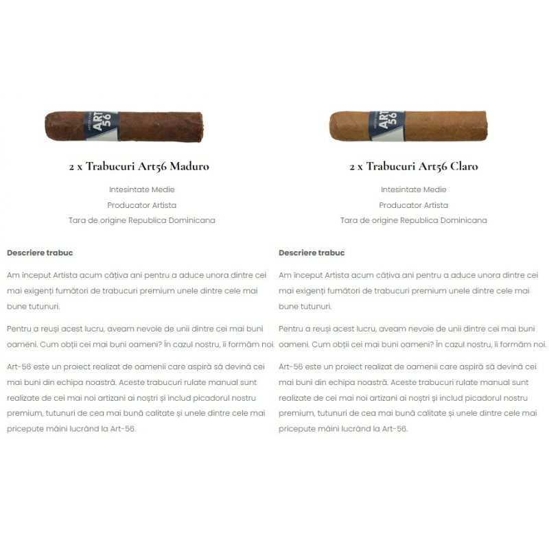 Sampler trabucuri Party Art 56 Mix Fresh Pack (4)