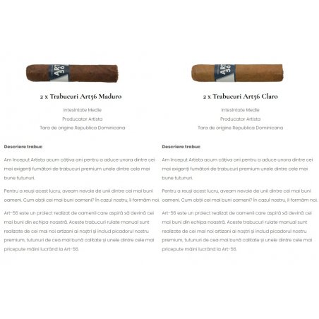 Sampler trabucuri Party Art 56 Mix Fresh Pack (4)