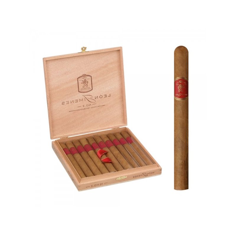 Set cadou Trabucuri Leon Jimenes Connecticut No. 3 (10) cu accesorii