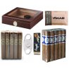 Set trabucuri si humidor Continente Oro Robusto 20