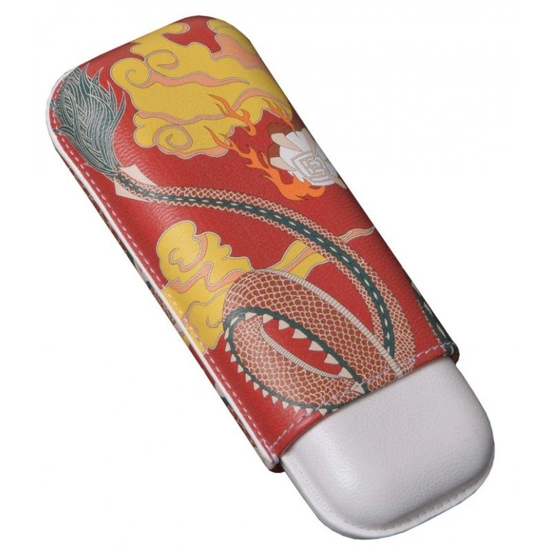 Etui 2 trabucuri Elie Blue Red Dragon