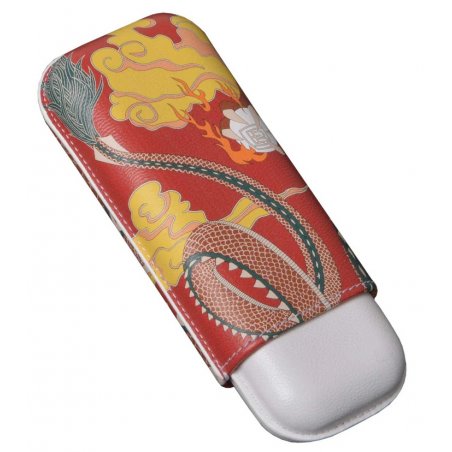 Etui 2 trabucuri Elie Blue Red Dragon