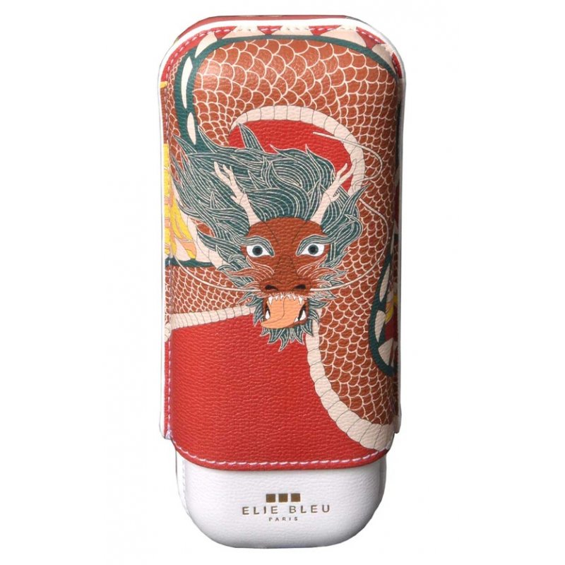 Etui 2 trabucuri Elie Blue Red Dragon