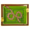 Scrumieră Elie Bleu Snake portelan Limoges pictat manual