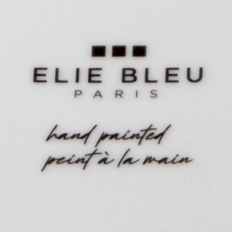 Scrumieră Elie Bleu Snake portelan Limoges pictat manual