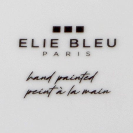Scrumieră Elie Bleu Snake portelan Limoges pictat manual