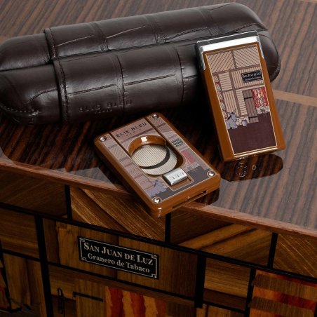 Set bricheta si cutit trabucuri Elie Bleu Secadero