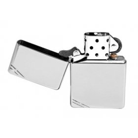Bricheta Zippo 260 Vintage High Polish Chrome Slashes
